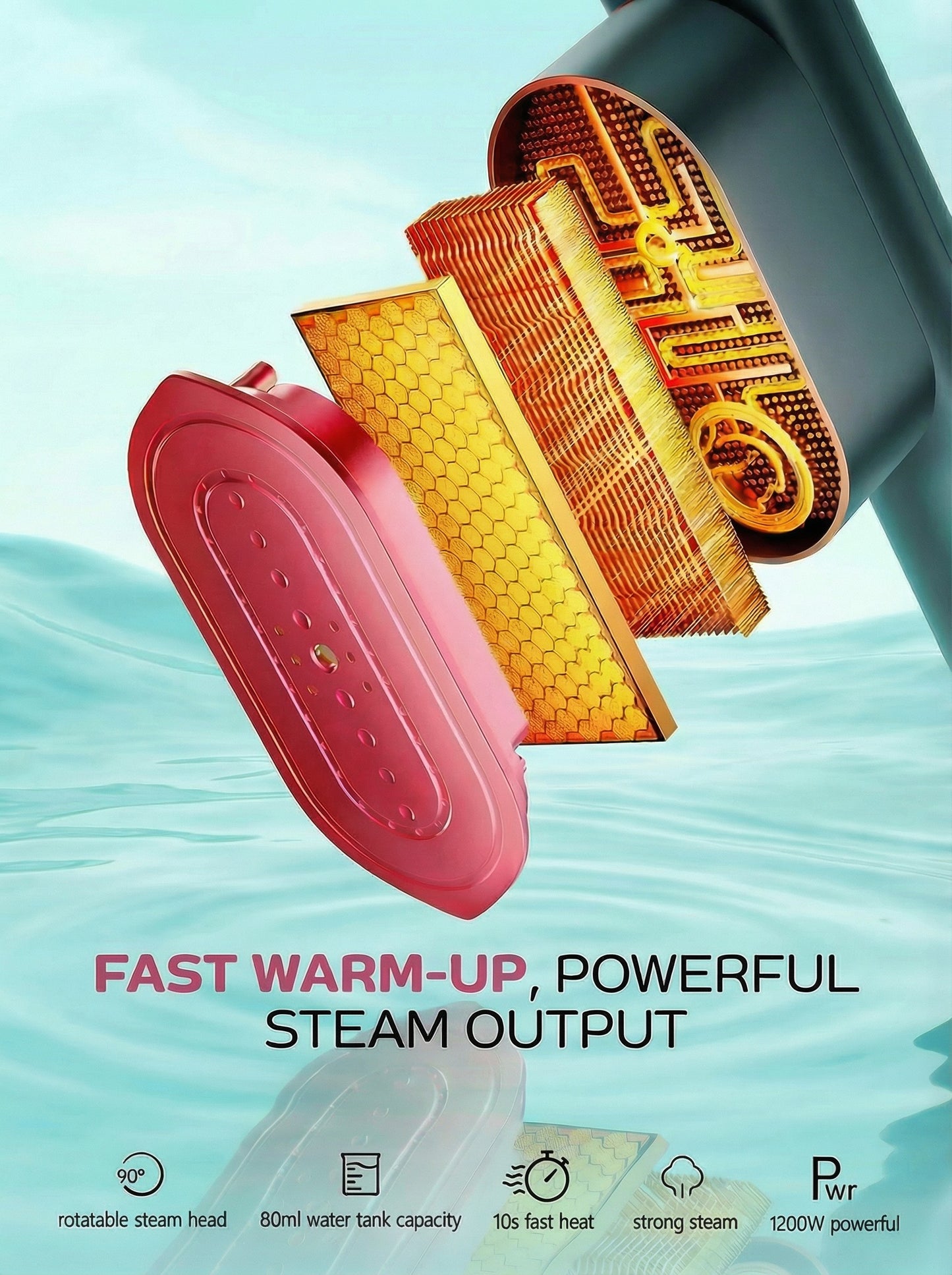 AirSteamPro™ 2-en-1 défroisseur et fer à repasser. Le moyen rapide et facile d'éliminer les plis.