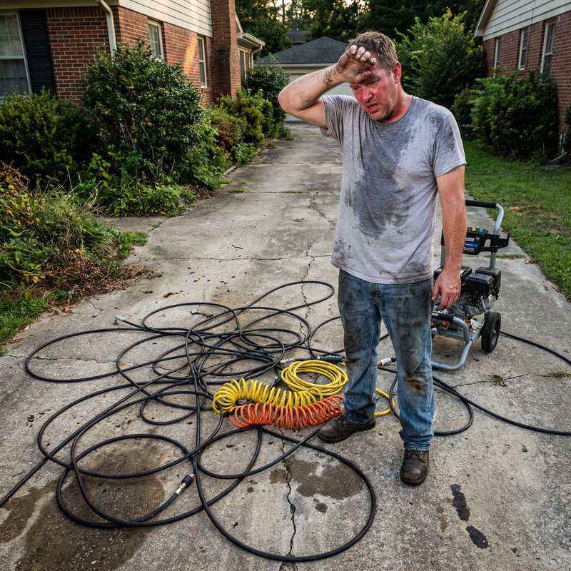 Tired of Fighting Tangled Hoses Before You Even Start?