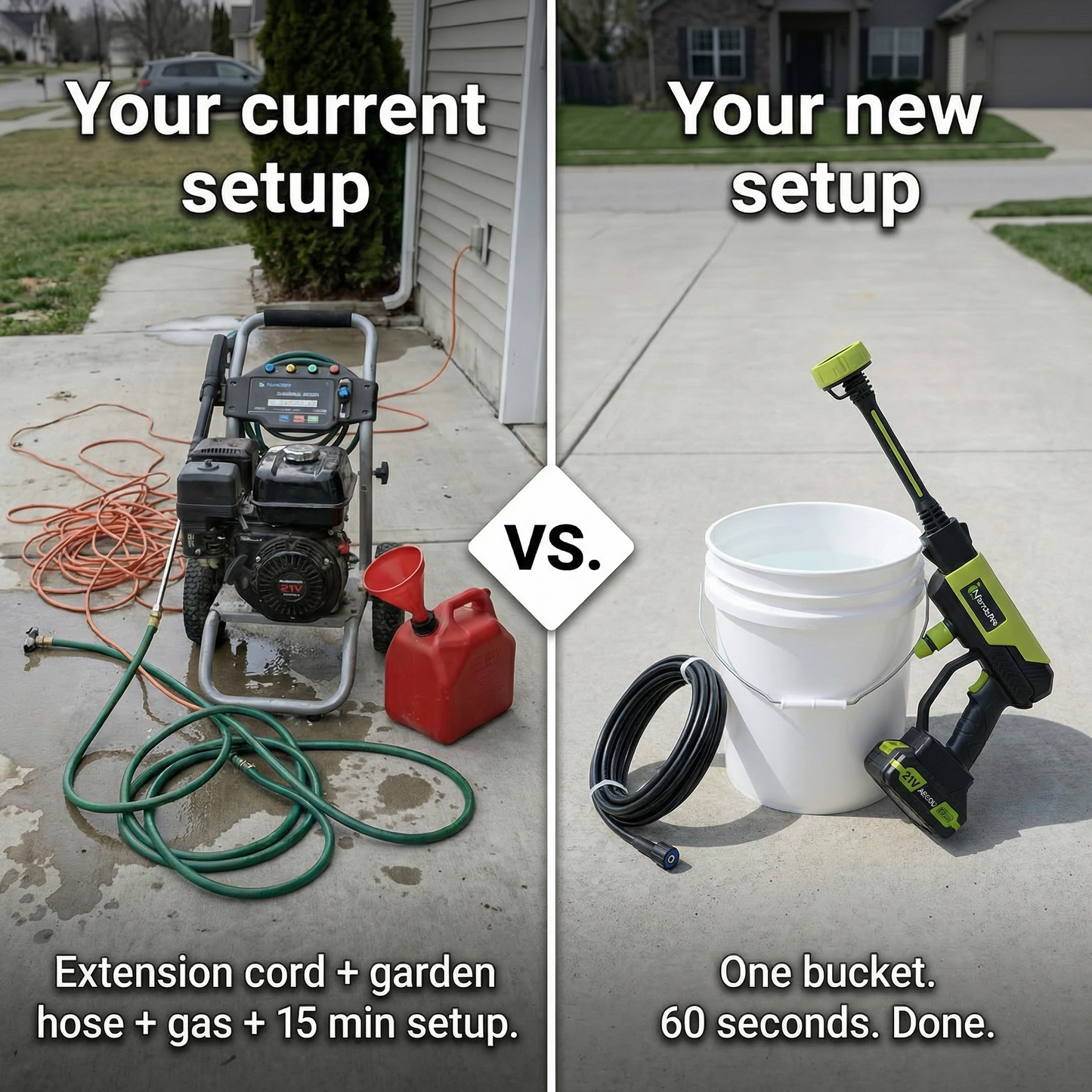 NanoJetPro™ Cordless High-Pressure Cleaning Kit