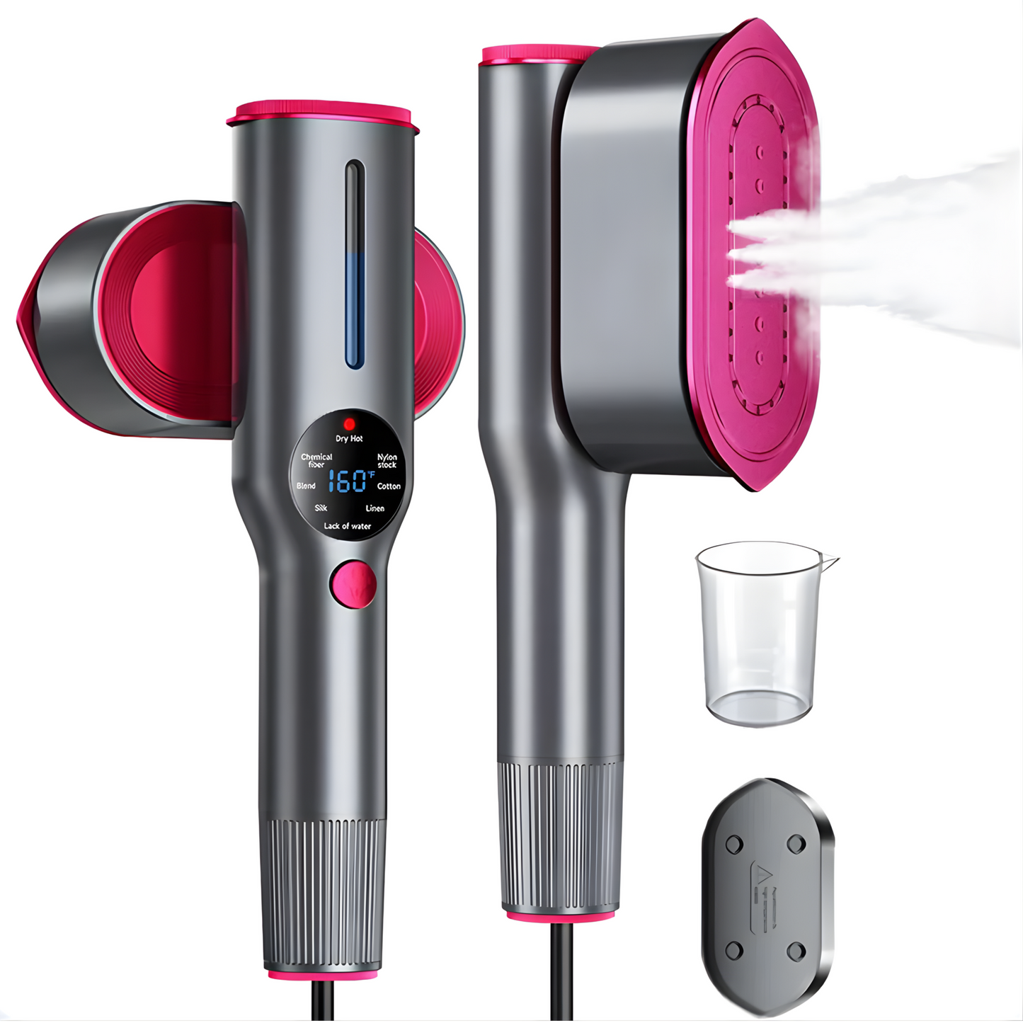 AirSteamPro™ 2-in-1 Garment Steamer and Iron. The quick and easy way to remove wrinkles.