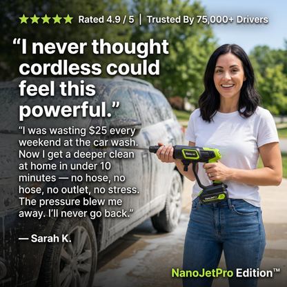 NanoJetPro™ Cordless High-Pressure Cleaning Kit