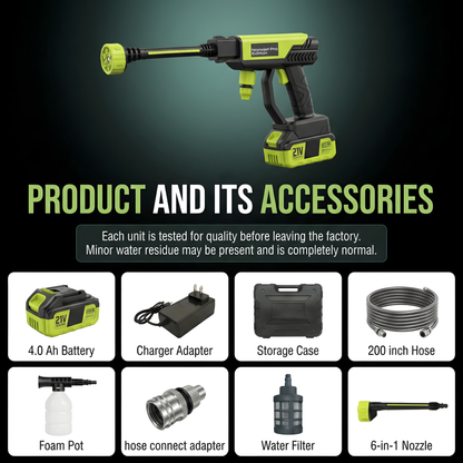 NanoJetPro™ Cordless High-Pressure Cleaning Kit