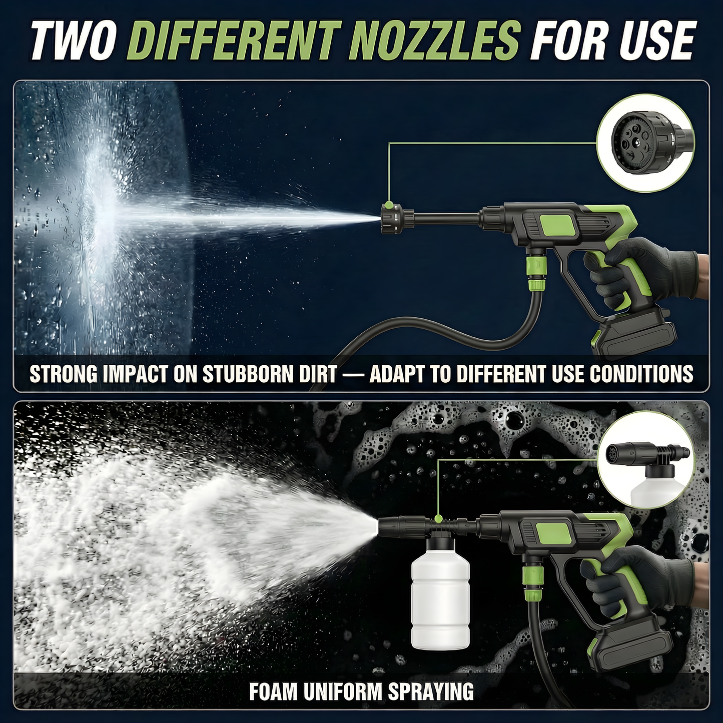 NanoJetPro™ Cordless High-Pressure Cleaning Kit